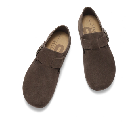 百丽全麦吐司鞋男2025新款秋季全包勃肯鞋厚底户外休闲鞋A2195CM5