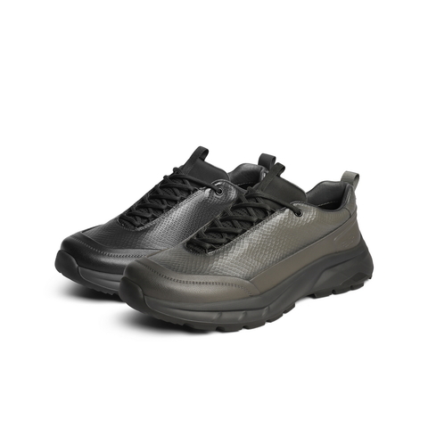 百丽厚底增高健步鞋男2025新款秋季格纹压花休闲运动鞋A2125CM5