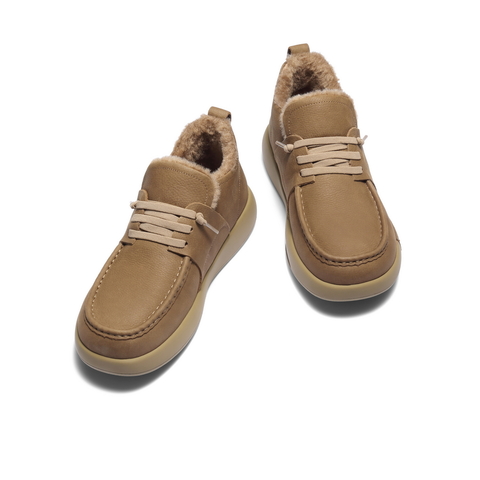 百丽高帮休闲工装鞋男2025新款冬季商场同款牛皮潮搭低靴8WJ01DD5