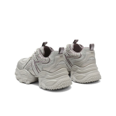 百丽厚底增高老爹鞋女2025秋新商场同款撞色运动休闲鞋E7F1DCM5