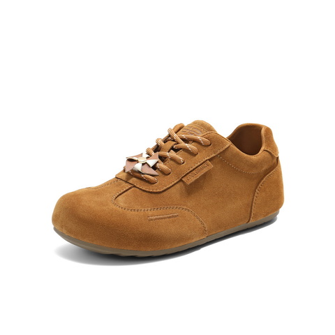 百丽质感勃肯鞋女2025秋时尚串珠内增高舒适休闲鞋B2874CM5