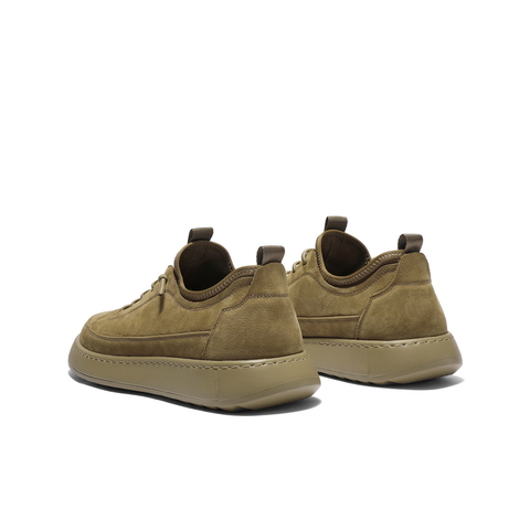 百丽时尚潮搭工装鞋男鞋2025新款秋季免系带厚底休闲板鞋A2042CM5