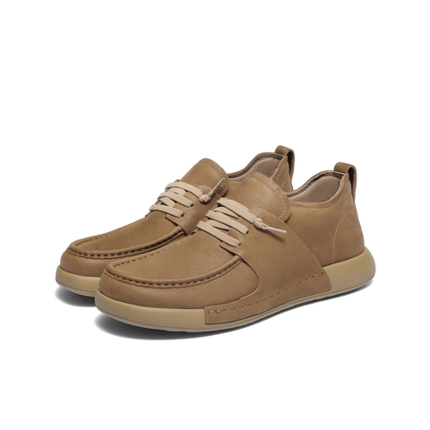 百丽高帮休闲工装鞋男2025新款冬季商场同款牛皮潮搭低靴8WJ01DD5