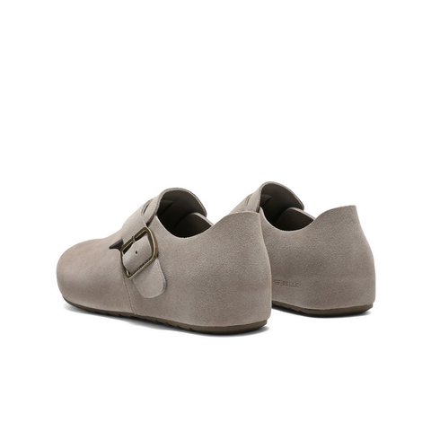 百丽全麦吐司鞋男2025新款秋季全包勃肯鞋厚底户外休闲鞋A2195CM5