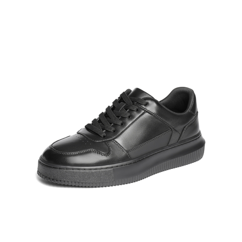 百丽时尚百搭小白鞋男2025新款秋季厚底增高简约休闲板鞋A2029CM5