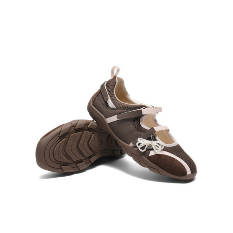 百丽时尚芭蕾风玛丽珍鞋女2025秋新商场同款魔术贴休闲鞋E7A1DCQ5