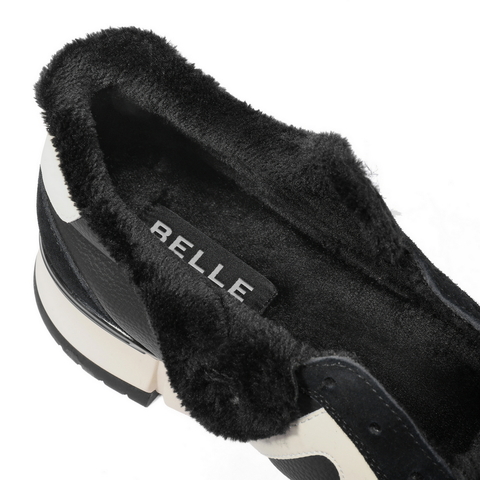 百丽高帮休闲运动鞋男2025新款冬商场同款复古阿甘德训鞋8WW01DD5