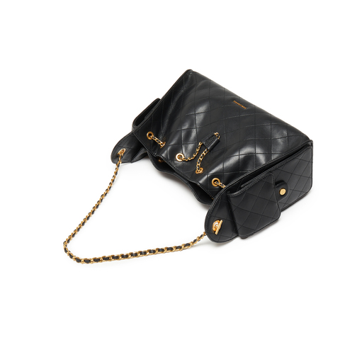 百丽包女2025新款时尚休闲小香风单肩斜挎腋下包托特包X7210DX5