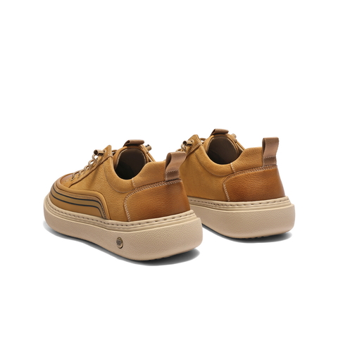 百丽厚底增高休闲板鞋男2025新款冬商场同款一脚蹬工装鞋8WP01DM5