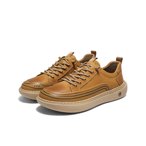 百丽厚底增高休闲板鞋男2025新款冬商场同款一脚蹬工装鞋8WP01DM5