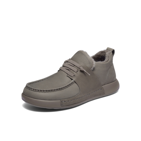 百丽高帮休闲工装鞋男2025新款冬季商场同款牛皮潮搭低靴8WJ01DD5