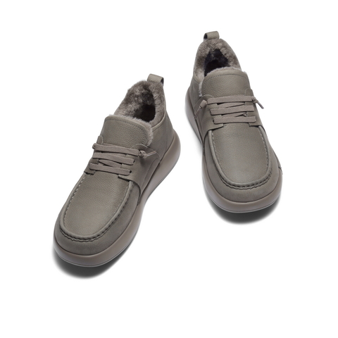 百丽高帮休闲工装鞋男2025新款冬季商场同款牛皮潮搭低靴8WJ01DD5