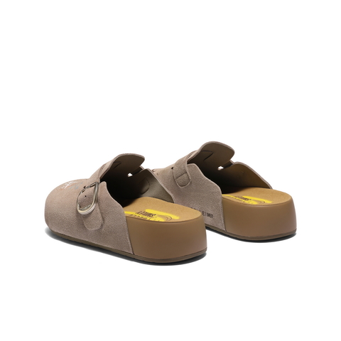 百丽SMILEY联名涂鸦勃肯鞋男2025新款秋季厚底拖鞋A2241CT5