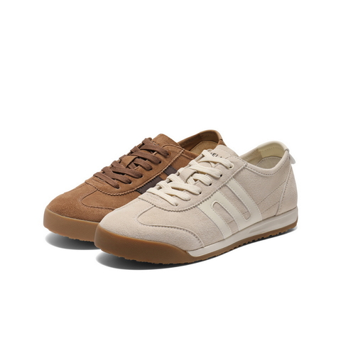 百丽复古跑道德训鞋女2025秋新商场同款舒适薄底休闲鞋E7U1DCM5