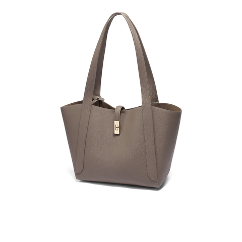 百丽包女25秋新商场同款质感通勤牛皮革大容量单肩托特包BL863DX5