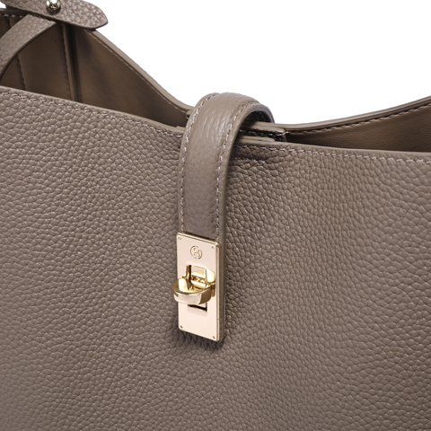 百丽包女25秋新商场同款质感通勤牛皮革大容量单肩托特包BL863DX5