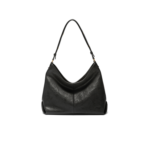 百丽包女25新商场同款手抓纹褶皱肌理HOBO单肩斜挎托特包2067ACX5