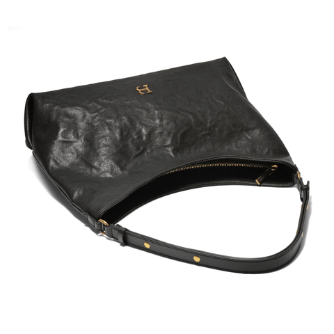 百丽包女25新商场同款手抓纹褶皱肌理HOBO单肩斜挎托特包2067ACX5