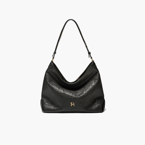 百丽包女25新商场同款手抓纹褶皱肌理HOBO单肩斜挎托特包2067ACX5