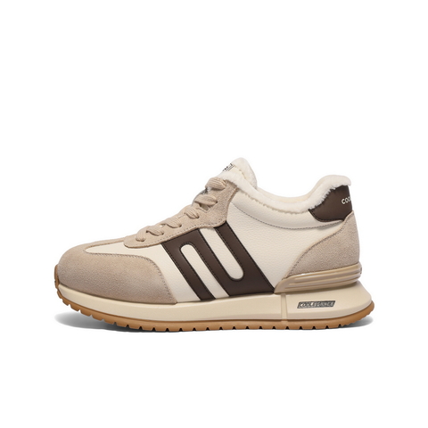 百丽高帮休闲运动鞋男2025新款冬商场同款复古阿甘德训鞋8WW01DD5