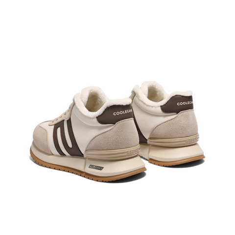 百丽高帮休闲运动鞋男2025新款冬商场同款复古阿甘德训鞋8WW01DD5