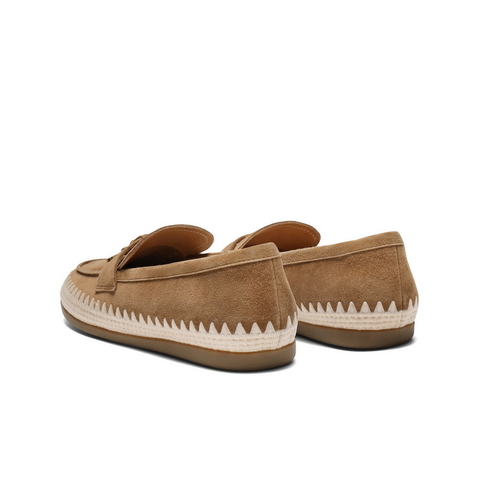 百丽复古乐福鞋女2025秋新商场同款真皮轻便薄底休闲单鞋E7S1DCA5