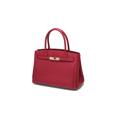 百丽包包女2025秋新款鎏金岁月铂金包单肩斜挎真皮手提包JY151DX5