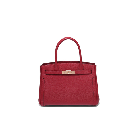 百丽包包女2025秋新款鎏金岁月铂金包单肩斜挎真皮手提包JY151DX5