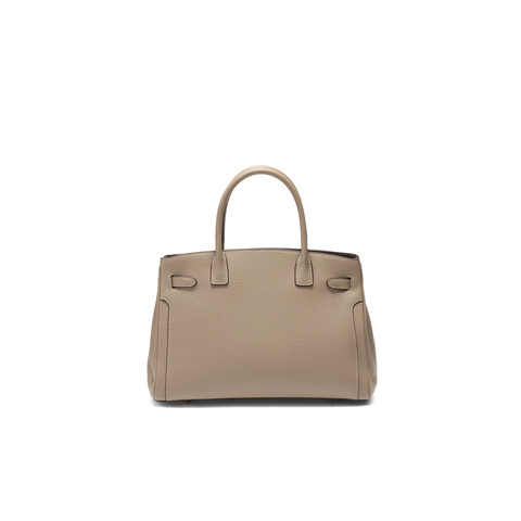 百丽包女2025新款鎏金岁月铂金包单肩斜挎真皮手提包大号X7385DX5