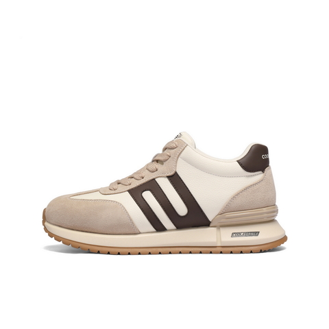 百丽高帮休闲运动鞋男2025新款冬商场同款复古阿甘德训鞋8WW01DD5