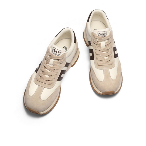 百丽高帮休闲运动鞋男2025新款冬商场同款复古阿甘德训鞋8WW01DD5