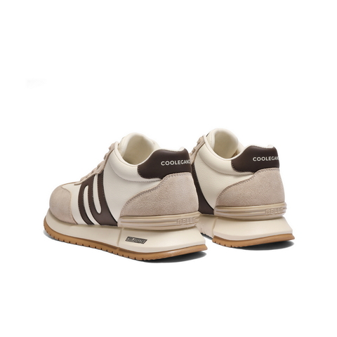 百丽高帮休闲运动鞋男2025新款冬商场同款复古阿甘德训鞋8WW01DD5