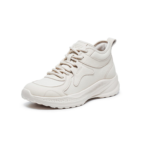 百丽运动风休闲靴女2025冬新商场同款厚底增高高帮休闲鞋E6K1DDD5