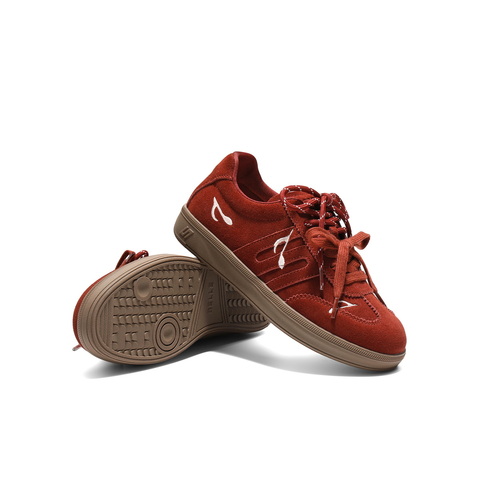 百丽时尚舒适跑道德训鞋女2025秋新轻便薄底运动休闲鞋B2889CM5