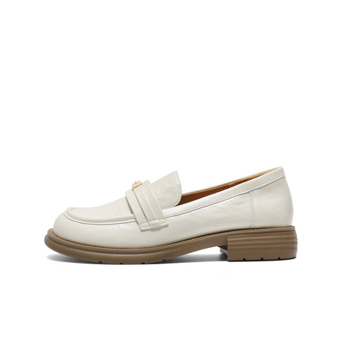 百丽金标便士乐福鞋女2025秋新平跟舒适通勤乐福鞋B2774CA5