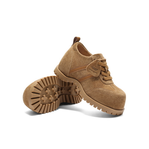 百丽复古大头牛津鞋女2025秋新内增高增高户外风休闲鞋B2899CM5