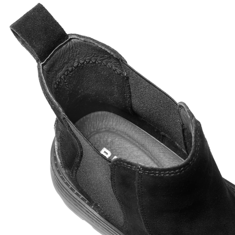 百丽时尚潮流休闲靴男2025新款冬季商场同款厚底切尔西靴8WA01DD5