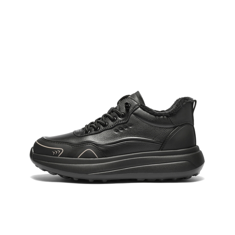 百丽高帮休闲健步鞋男2025新款冬商场同款厚底增高运动鞋8XP11DD5