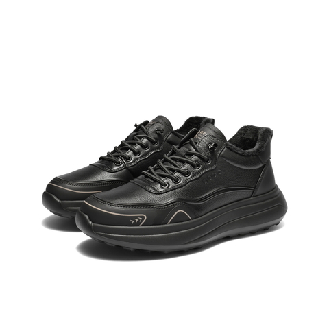 百丽高帮休闲健步鞋男2025新款冬商场同款厚底增高运动鞋8XP11DD5