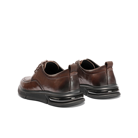 百丽上班商务鞋男2025新款秋季牛皮革厚底爸爸鞋休闲皮鞋A2204CM5