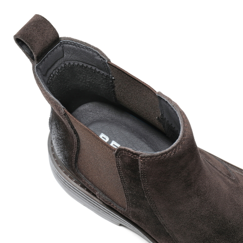 百丽时尚潮流休闲靴男2025新款冬季商场同款厚底切尔西靴8WA01DD5