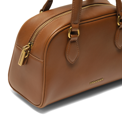 百丽包女25商场同款头层牛皮时髦休闲单肩斜挎波士顿包BL861DX5