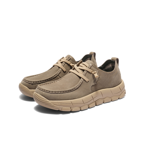 百丽厚底增高休闲鞋男2025新秋商场同款牛皮革户外工装鞋8XN01CM5