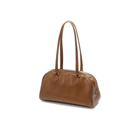 百丽包包女25冬新商场同款简约复古通勤大号单肩波士顿包BL862DX5