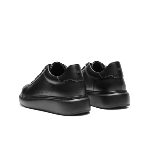 百丽时尚百搭小白鞋男2025新款秋季牛皮革厚底休闲板鞋D5R20CM5