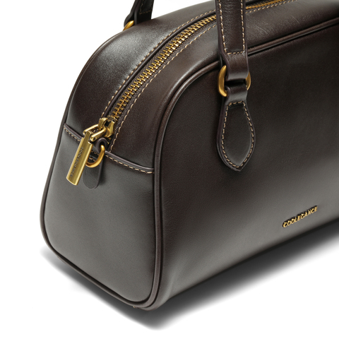 百丽包女25商场同款头层牛皮时髦休闲单肩斜挎波士顿包BL861DX5