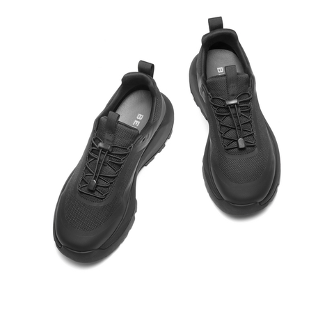 百丽厚底增高健步鞋男2025新款冬商场同款户外休闲运动鞋8WT01DM5