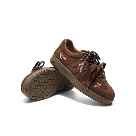 百丽时尚舒适跑道德训鞋女2025秋新轻便薄底运动休闲鞋B2889CM5