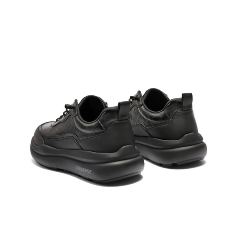 百丽厚底增高健步鞋男2025新款秋季免系带户外休闲运动鞋A2209CM5