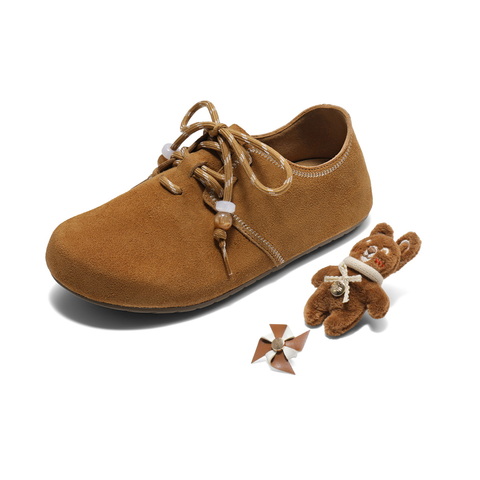 百丽时尚串珠勃肯鞋女2025秋新商场同款柔软舒适休闲鞋E8G1DCM5